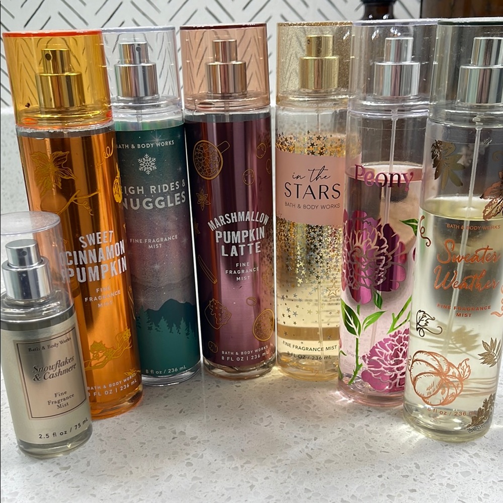 Bath & Body Works Fragrance Mist Collection